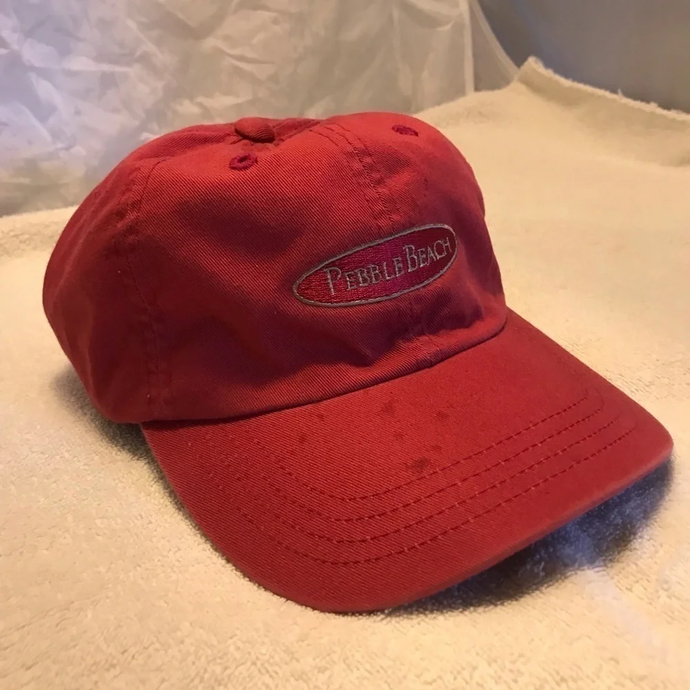 Imperial Pebble Beach Adjustable Maroon Golf Cap